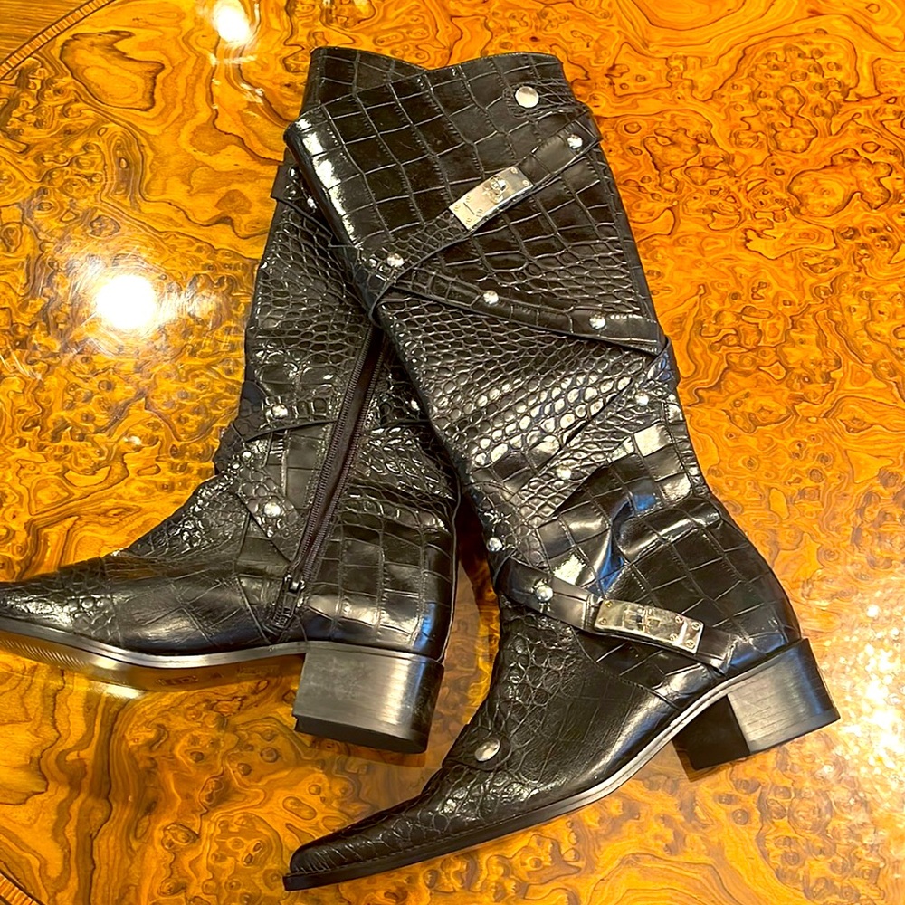 Heyroud leather boots